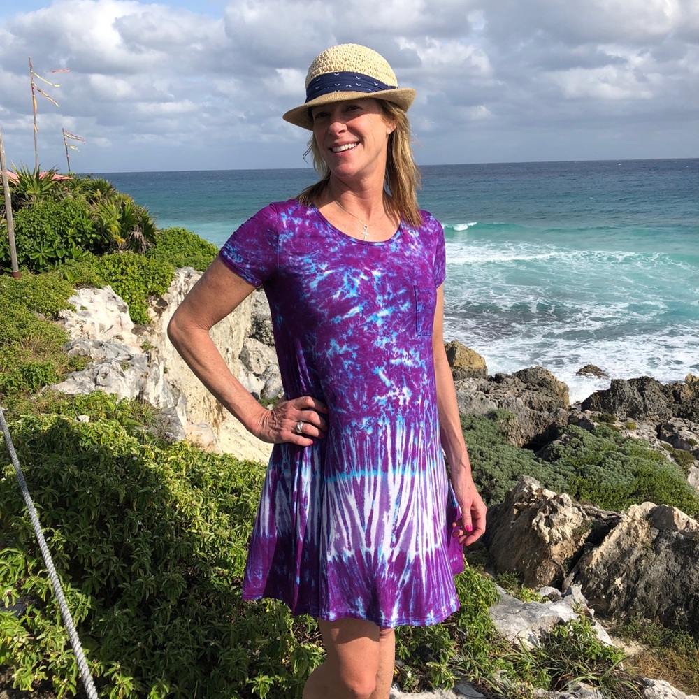 Tie-Dye T-Shirt Dress